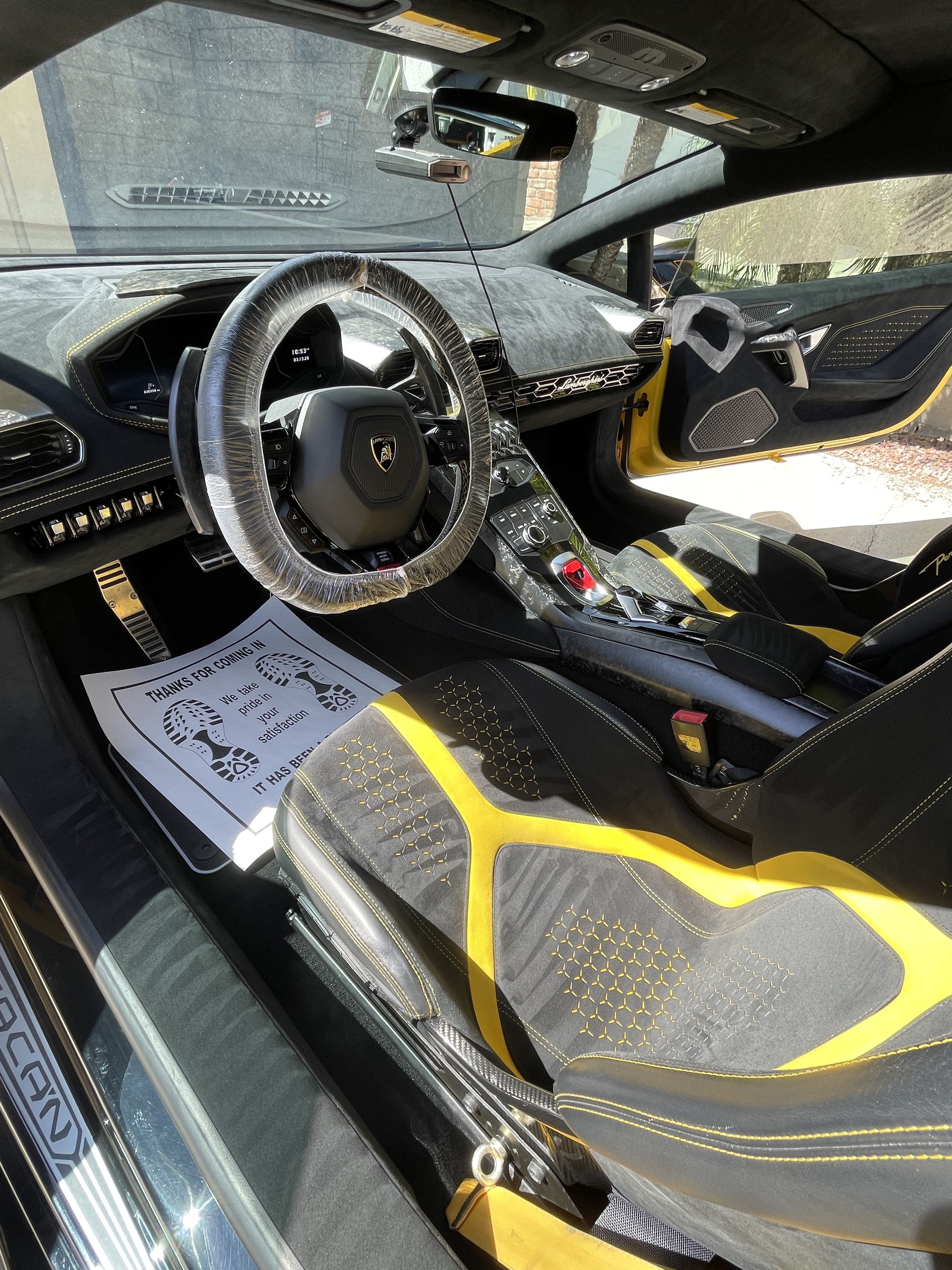 Lamborghini Interior Detailing